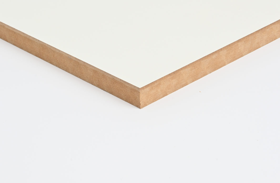 MDF Melamin, Hvid K101BS E1